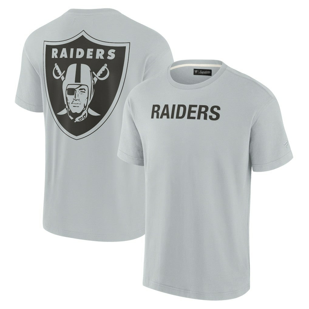 Las Vegas Raiders Unisex Elements Super Soft Short Sleeve T-Shirt Gray | Fanatics