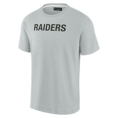 Las Vegas Raiders Unisex Elements Super Soft Short Sleeve T-Shirt Gray | Fanatics