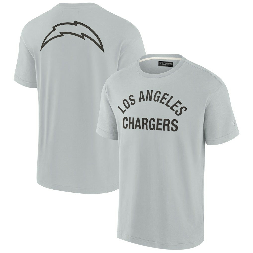 Los Angeles Chargers Unisex Elements Super Soft Short Sleeve T-Shirt Gray | Fanatics