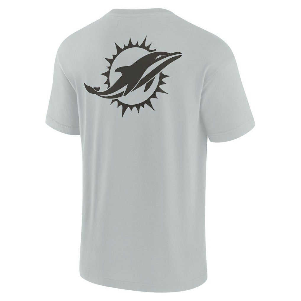 Miami Dolphins Unisex Elements Super Soft Short Sleeve T-Shirt Gray | Fanatics