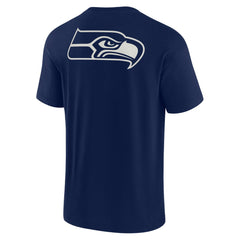 Seattle Seahawks Unisex Elements Super Soft Short Sleeve T-Shirt Navy | Fanatics