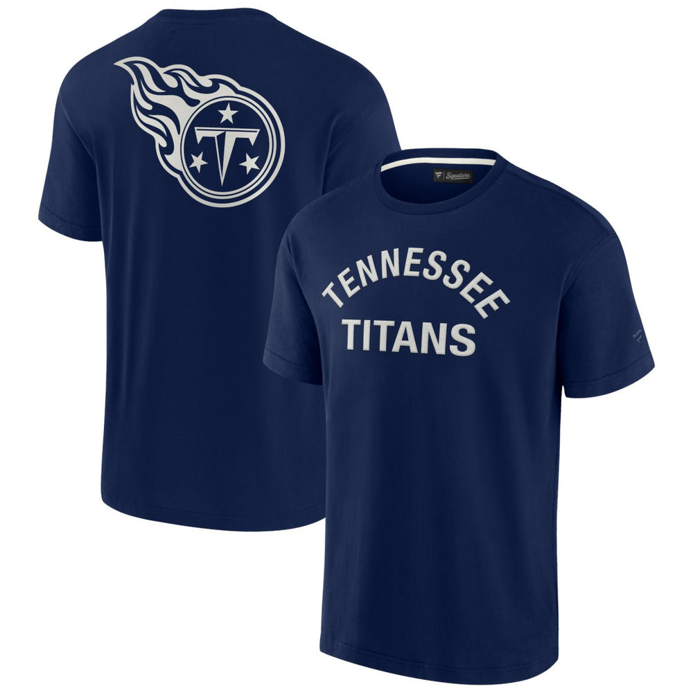 Tennessee Titans Unisex Elements Super Soft Short Sleeve T-Shirt Navy | Fanatics
