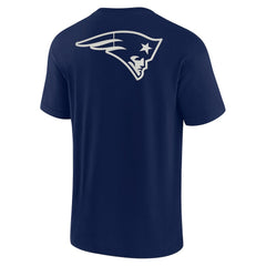 New England Patriots Unisex Elements Super Soft Short Sleeve T-Shirt Navy | Fanatics