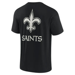 New Orleans Saints Unisex Elements Super Soft Short Sleeve T-Shirt Black | Fanatics