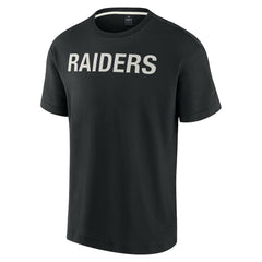 Las Vegas Raiders Unisex Elements Super Soft Short Sleeve T-Shirt Black | Fanatics