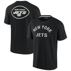 New York Jets Unisex Elements Super Soft Short Sleeve T-Shirt Black | Fanatics