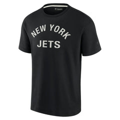 New York Jets Unisex Elements Super Soft Short Sleeve T-Shirt Black | Fanatics