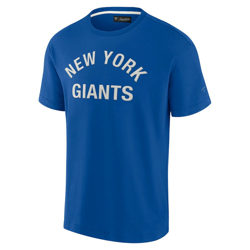 New York Giants Unisex Elements Super Soft Short Sleeve T-Shirt Royal | Fanatics