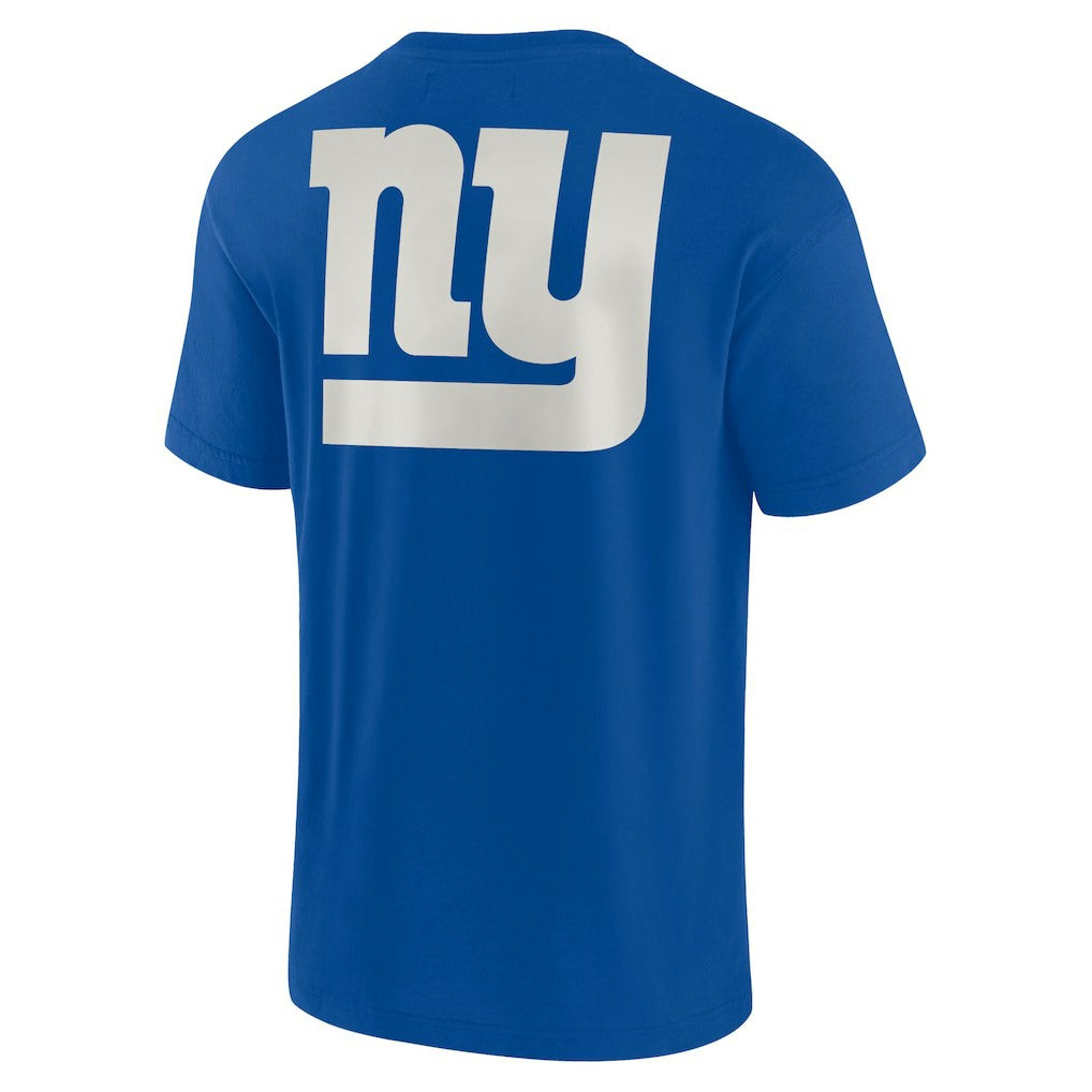 New York Giants Unisex Elements Super Soft Short Sleeve T-Shirt Royal | Fanatics
