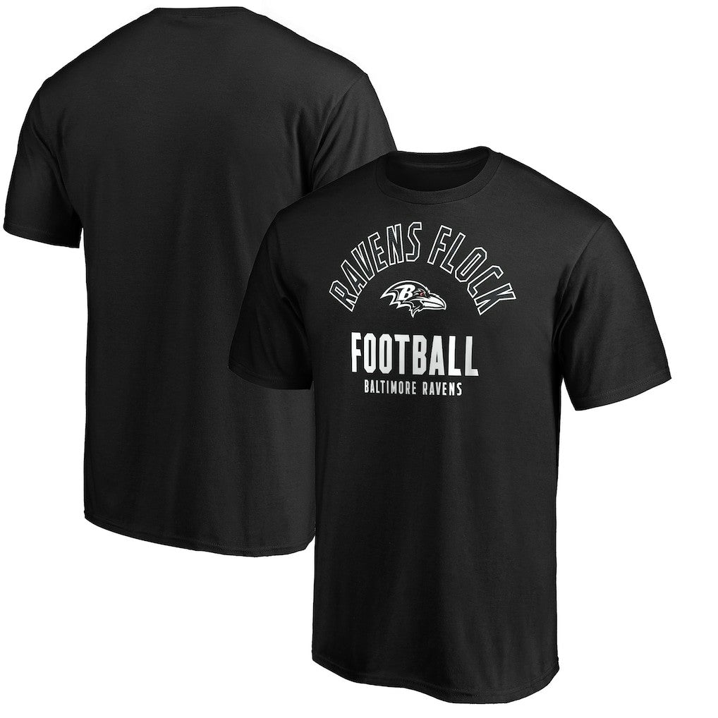 Baltimore Ravens Nickname Arc T-Shirt Black | NFL