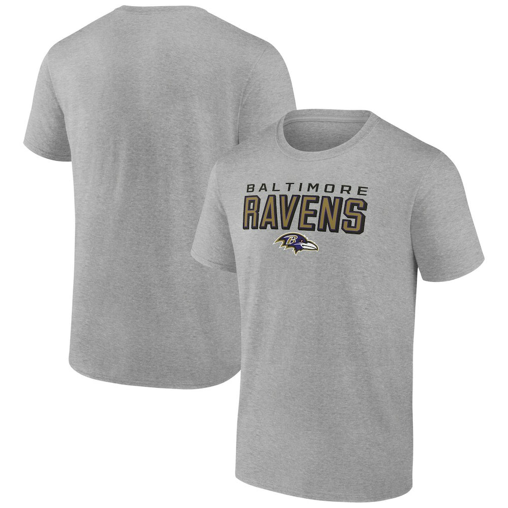 Baltimore Ravens Swagger T-Shirt Heather Gray | NFL