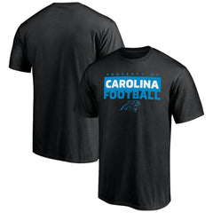 Carolina Panthers Gain Ground T-Shirt Black | NFL