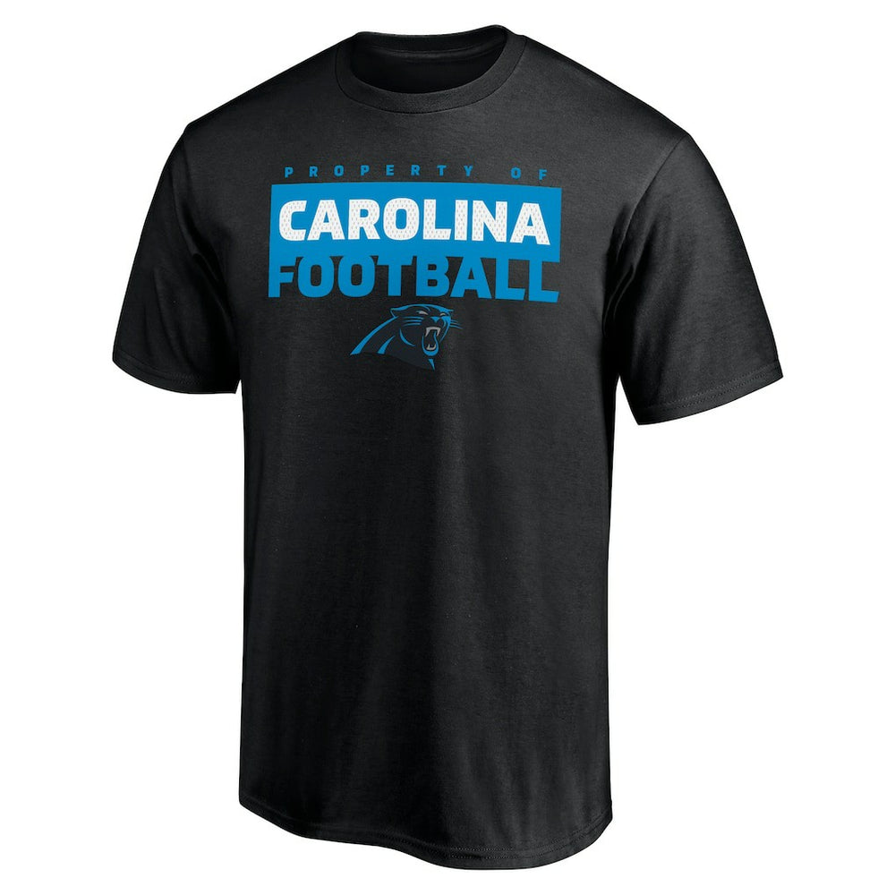 Carolina Panthers Gain Ground T-Shirt Black | NFL