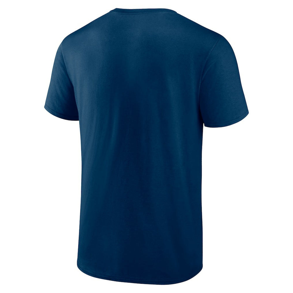 Chicago Bears Arched Kicker Stencil T-Shirt Navy | NFL