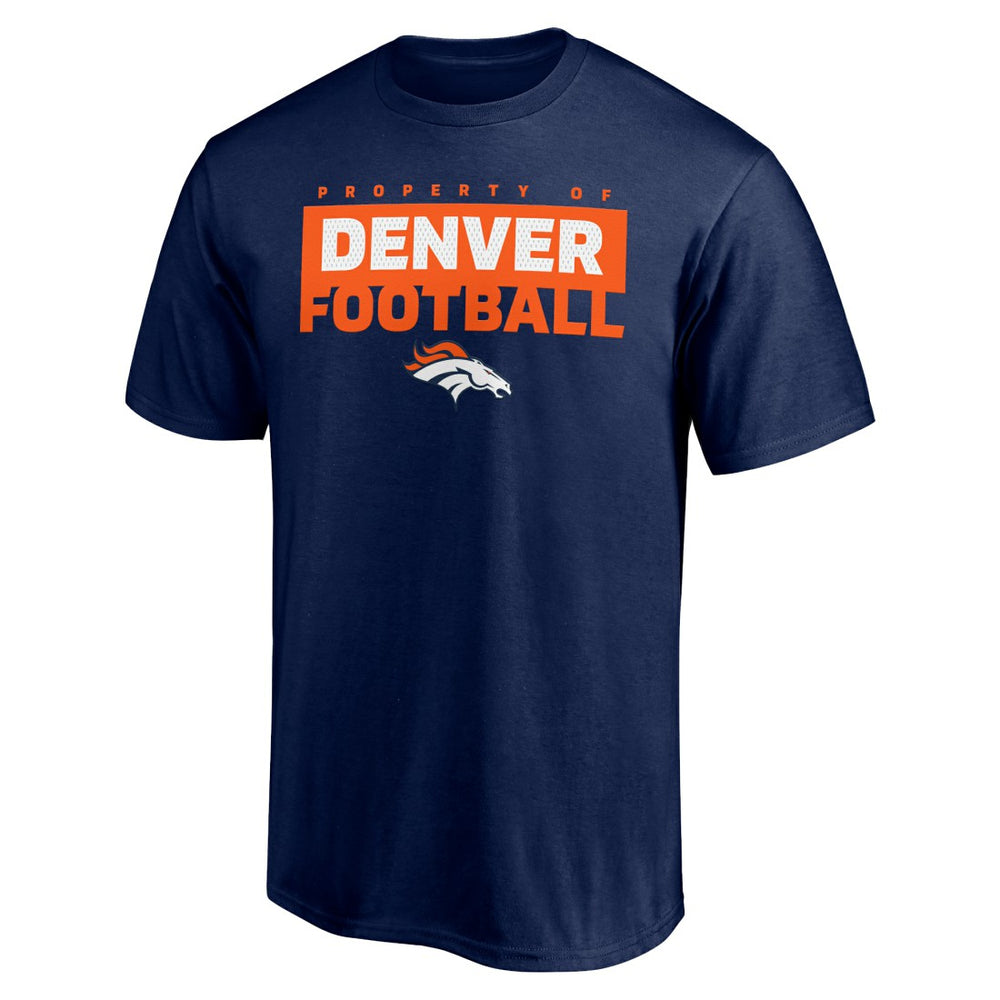Denver Broncos Gain Ground T-Shirt Navy | NFL