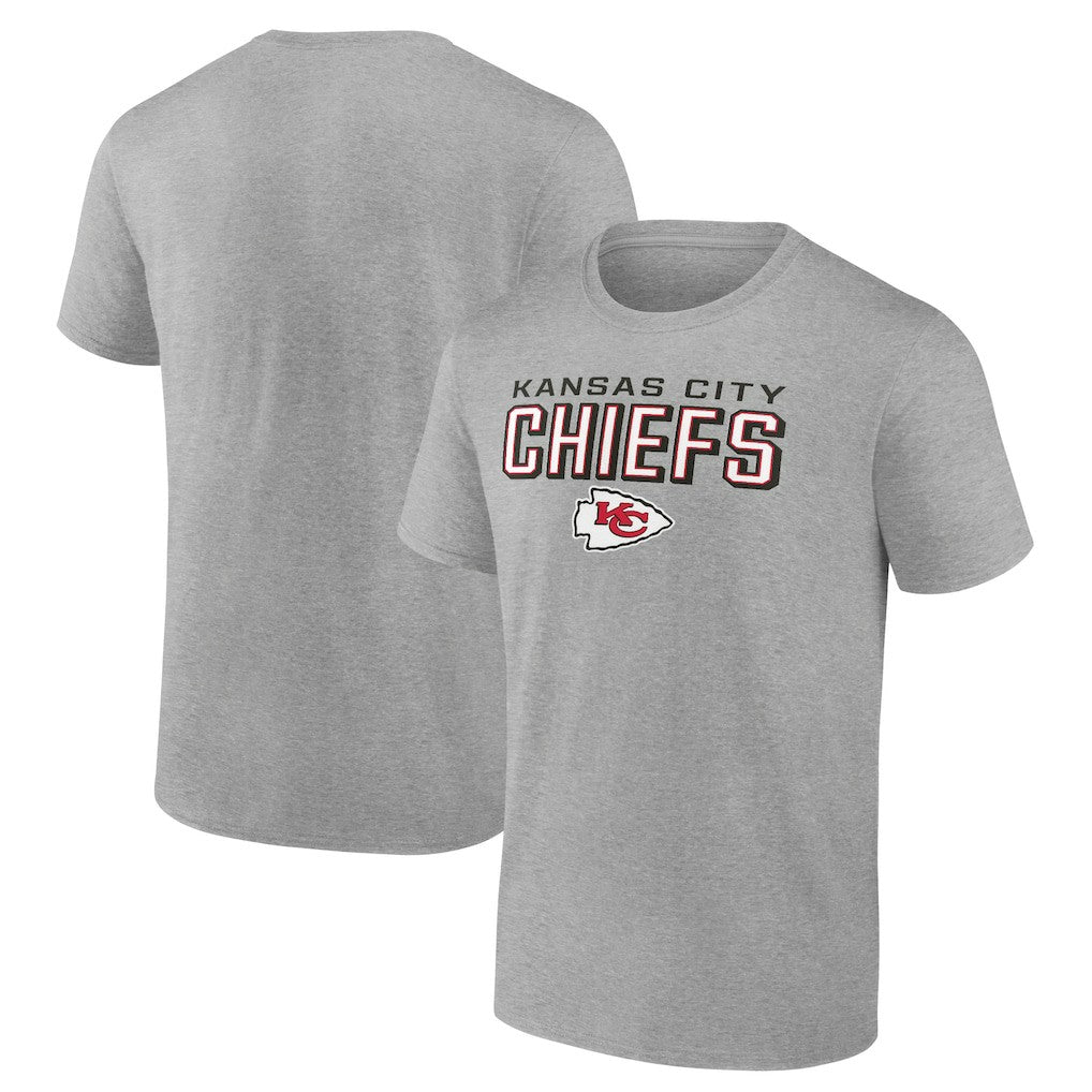 Kansas City Chiefs Swagger T-Shirt Heather Gray | NFL