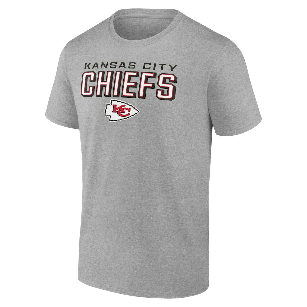 Kansas City Chiefs Swagger T-Shirt Heather Gray | NFL
