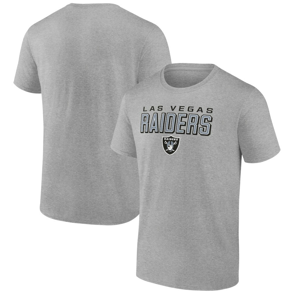 Las Vegas Raiders Swagger T-Shirt Heather Gray | NFL