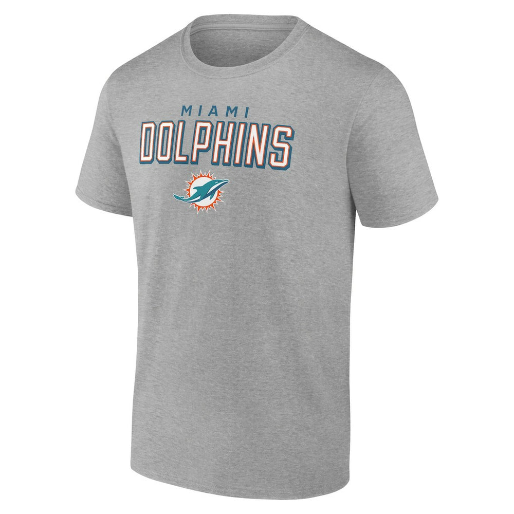 Miami Dolphins Swagger T-Shirt Heather Gray | NFL
