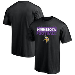 Minnesota Vikings Gain Ground T-Shirt Black | NFL