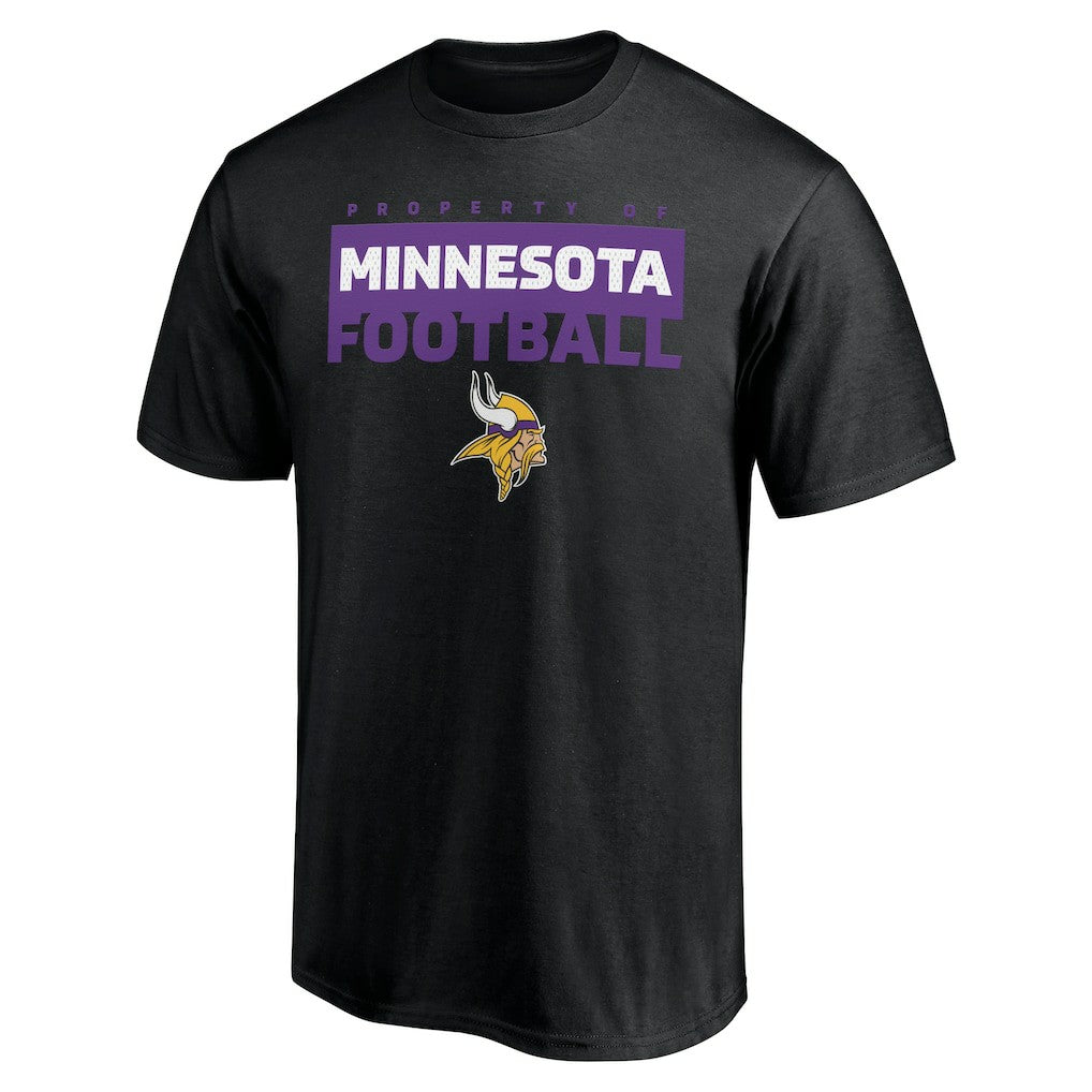 Minnesota Vikings Gain Ground T-Shirt Black | NFL