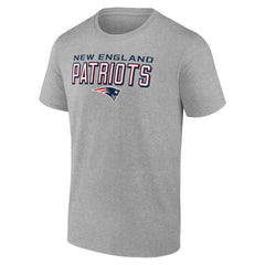 New England Patriots Swagger T-Shirt Heather Gray | NFL