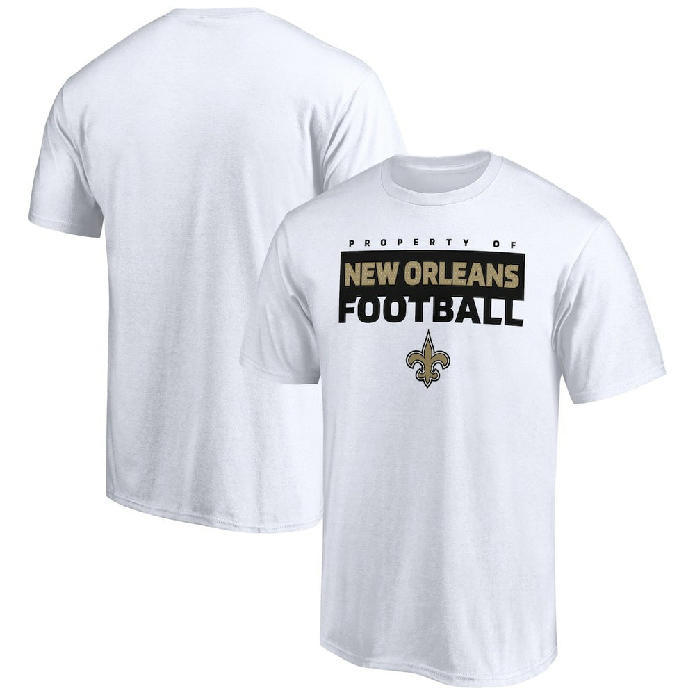 New Orleans Saints Gain Ground T-Shirt White | NFL