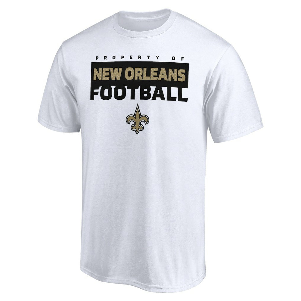New Orleans Saints Gain Ground T-Shirt White | NFL
