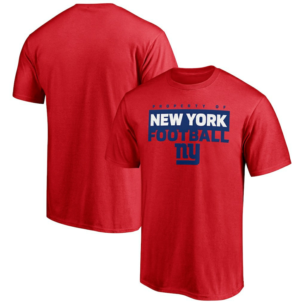 New York Giants Gain Ground T-Shirt Red | NFL