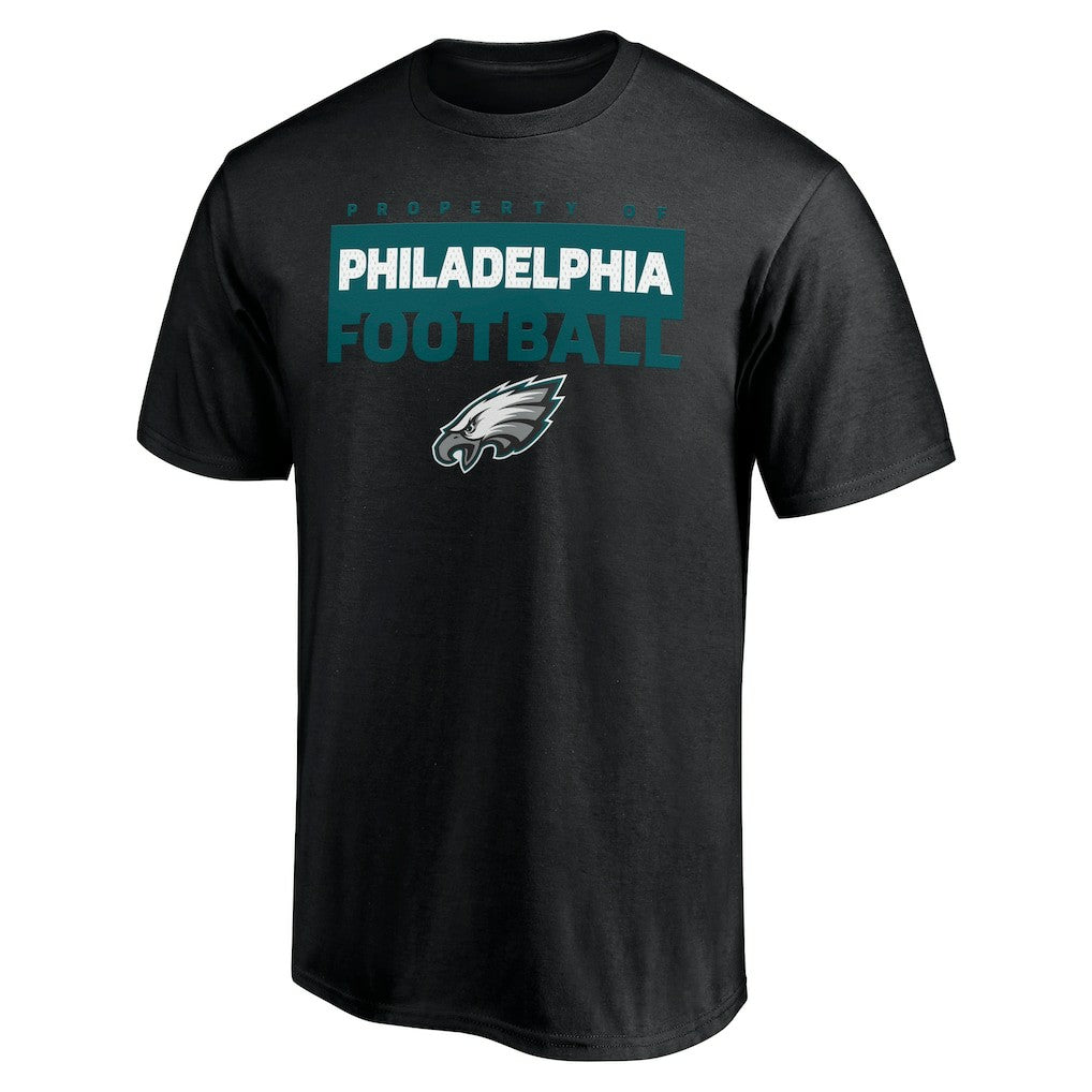 Philadelphia Eagles Gain Ground T-Shirt Black | NFL
