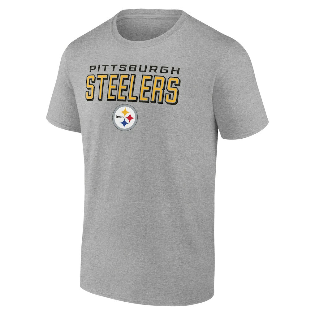 Pittsburgh Steelers Swagger T-Shirt Heather Gray | NFL