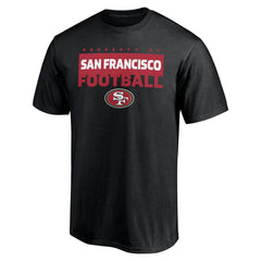 San Francisco 49ers Gain Ground T-Shirt Black | NFL