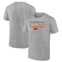 Washington Commanders Swagger T-Shirt Heather Gray | NFL