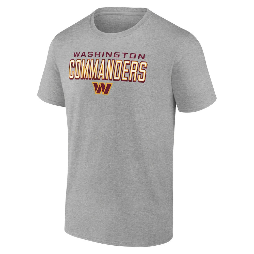 Washington Commanders Swagger T-Shirt Heather Gray | NFL