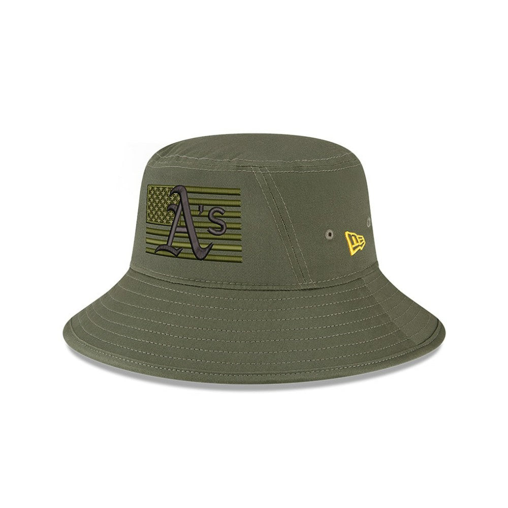 Athletics New Era 2023 Armed Forces Day Bucket Hat - MLB