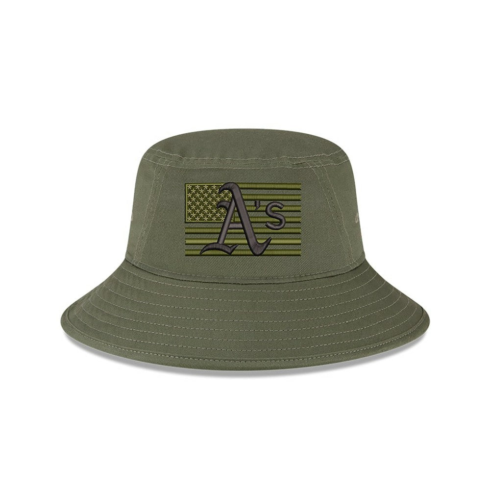 Athletics New Era 2023 Armed Forces Day Bucket Hat - MLB