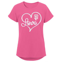San Francisco Giants Girls Youth Lovely T-Shirt - MLB