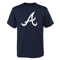 Atlanta Braves Youth Logo Primary Team T-Shirt - MLB