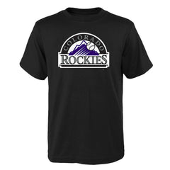 Colorado Rockies Youth Logo Primary Team T-Shirt - MLB