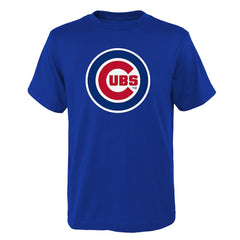 Chicago Cubs Youth Logo Primary Team T-Shirt - MLB