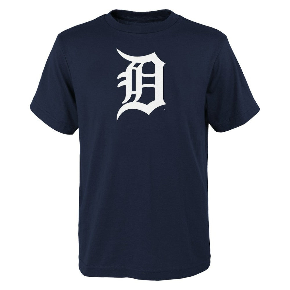 Detroit Tigers Youth Logo Primary Team T-Shirt - MLB