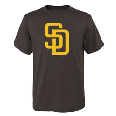 San Diego Padres Youth Logo Primary Team T-Shirt - MLB