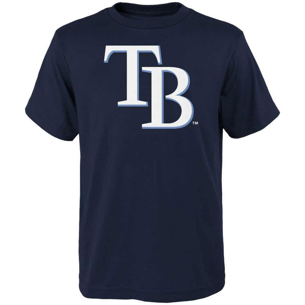 Tampa Bay Rays Youth Logo Primary Team T-Shirt - MLB