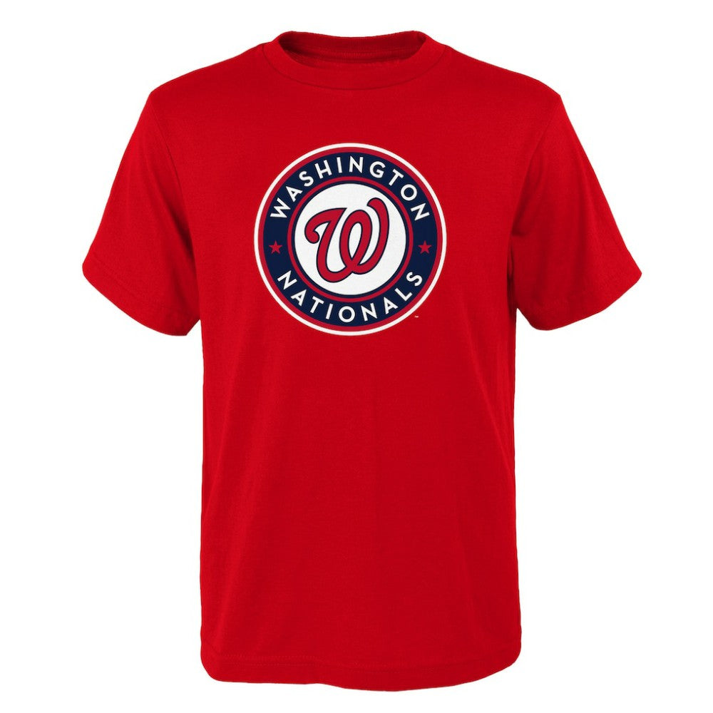 Washington Nationals Youth Logo Primary Team T-Shirt - MLB