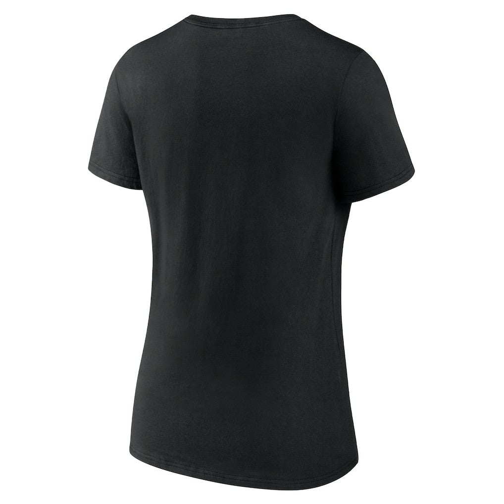 Pittsburgh Steelers Women's Primary Play V-Neck T-Shirt Black | NFL