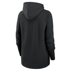 New Orleans Saints Women's Asymmetrical Raglan Full-Zip Hoodie Black | Nike for Sale