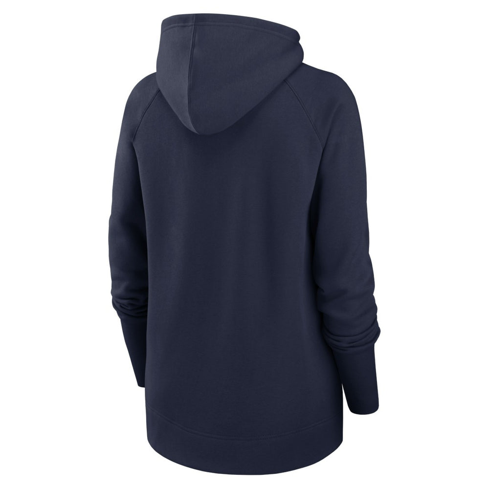 Tennessee Titans Women's Asymmetrical Raglan Full-Zip Hoodie Navy | Nike for Sale