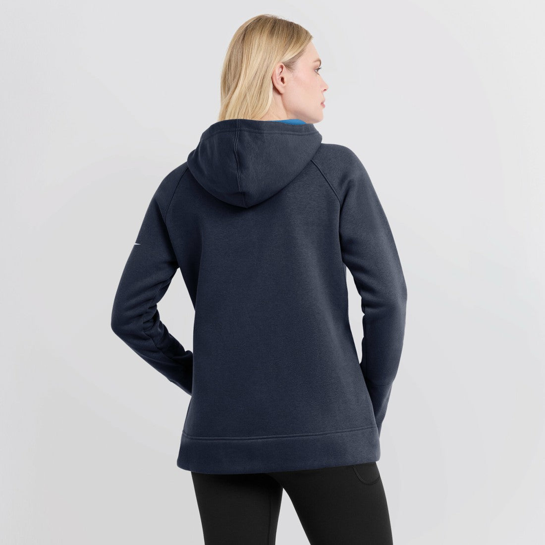 Tennessee Titans Women's Asymmetrical Raglan Full-Zip Hoodie Navy | Nike for Sale