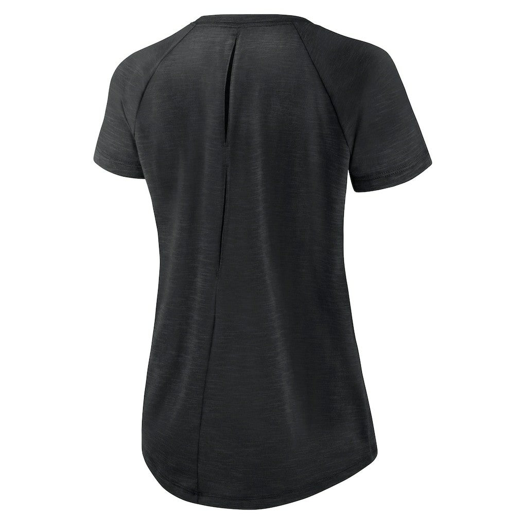 New Orleans Saints Women's Back Slit Lightweight Fashion T-Shirt White/Heather Scarlet | Nike for Sale