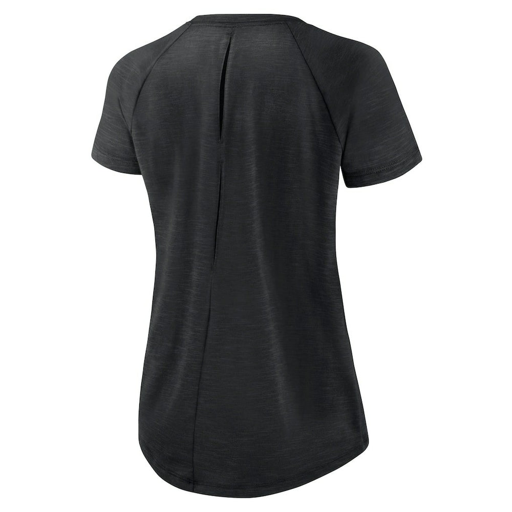 New Orleans Saints Women's Back Slit Lightweight Fashion T-Shirt White/Heather Scarlet | Nike for Sale